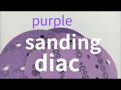 17 holes purple sanding disc