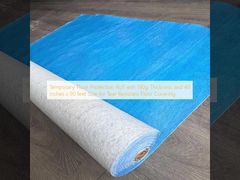 Temporary Floor Protection Roll with 180g Thickness and 40 inches x 90 feet Size for Tear-Resistant Floor Covering
