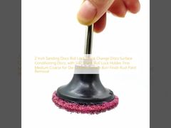 2 Inch Sanding Discs Roll Lock Quick Change Discs Surface Conditioning Discs, with 1/4