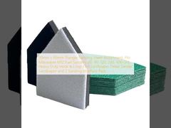 90mm x 65mm Triangle Sanding Sheet Assortment, Fits Milwaukee M12 Fuel Sanders, 60, 80, 120, 240, 400 Grit, Heavy-Duty Hook & Loop Film Sandpaper, Detail Sander Sandpaper and 2 Sanding Interface Pads 