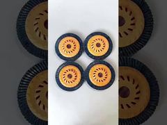 flap disc with plastic backing