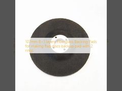 107mm 8+1 layers Fiberglass Backing Pads for making flap discs backup pad with 2 rings