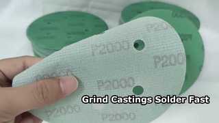 Green Film Base Sanding Disc for Car Industry Sanding Disc Velcro Disc