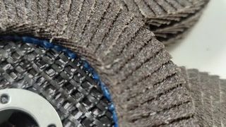  Polishing Flap Disc Wheel With Calcined Aluminium Oxide Cloth 120 Grit