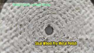 Kapas Putih dan Roda Sisal untuk Poles Logam