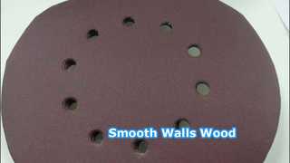 Red Sandpaper Hook Loop Garnet Sanding Disc Sanding Paper for Wall Wood OEM