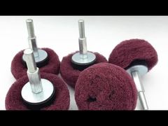 Nylon Polishing Diameter Mushroom Shape Non-woven Shaft Flap Wheel for Polishing Metal