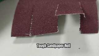 Acciaio rosso di ossido di alluminio, tessuto abrasivo, cartone di sabbia 150 mm, 2000 grit